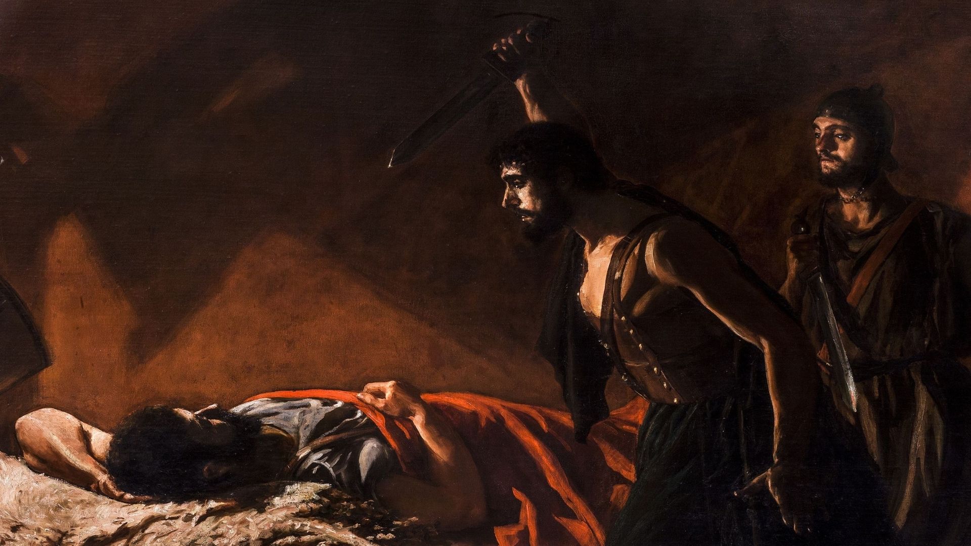 'La muerte de Viriato', cuadro de José Villegas Cordero