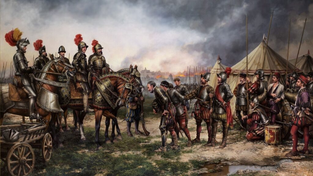 Los Tercios españoles en la batalla de San Quintín