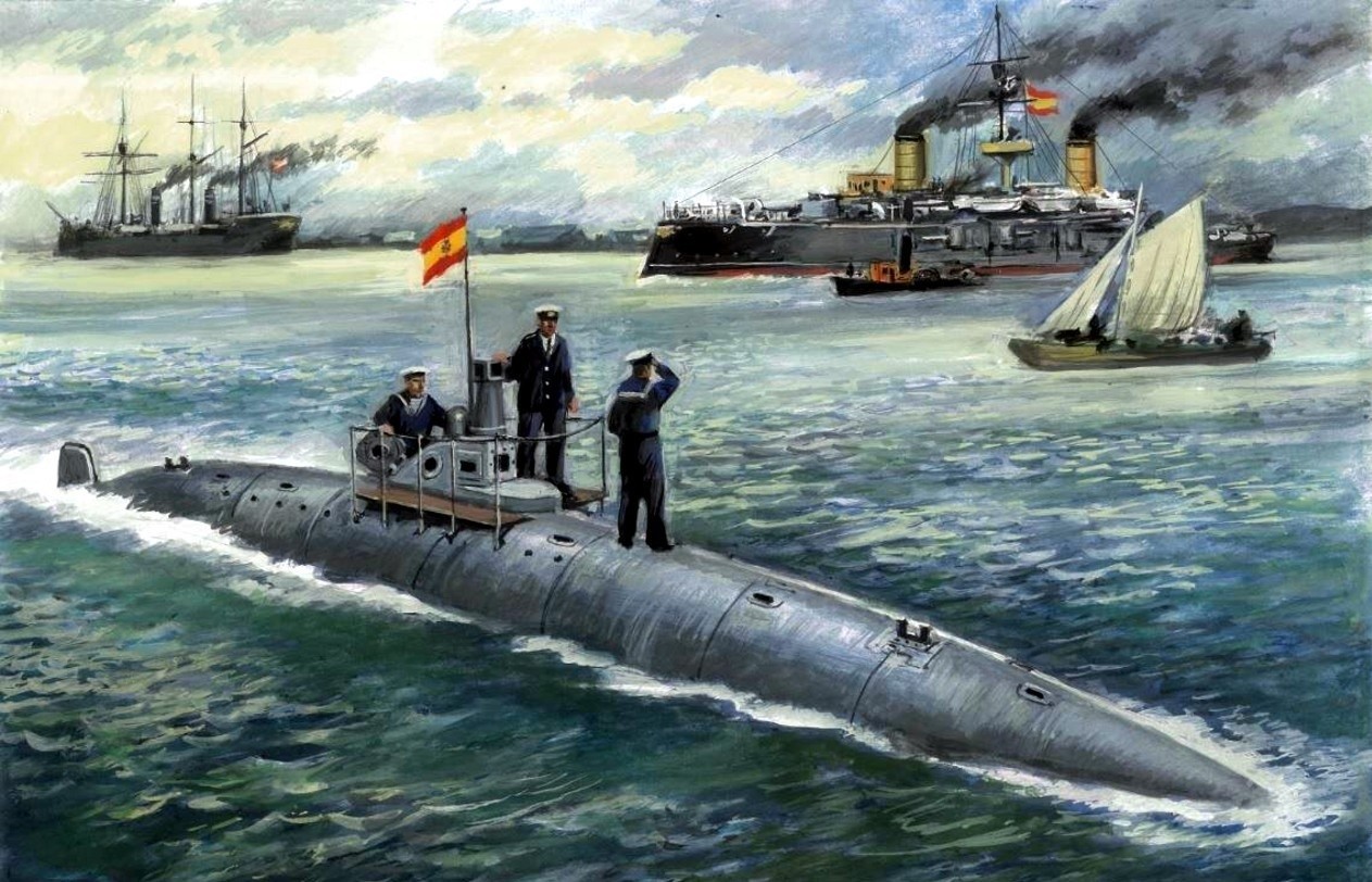 El submarino Isaac Peral, el primer sumergible del ejército español