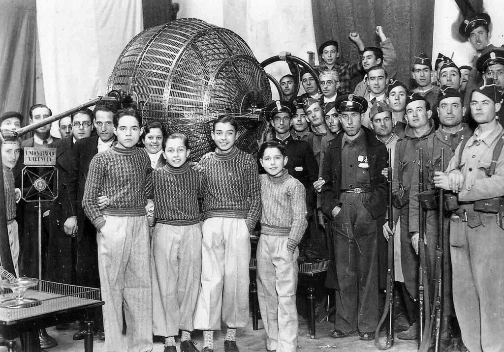 Sorteo de la Lotería de Navidad celebrado por el bando republicano durante la Guerra Civil española