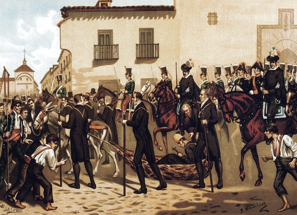 Pronunciamiento del General Riego en Cabezas de San Juan (Sevilla)