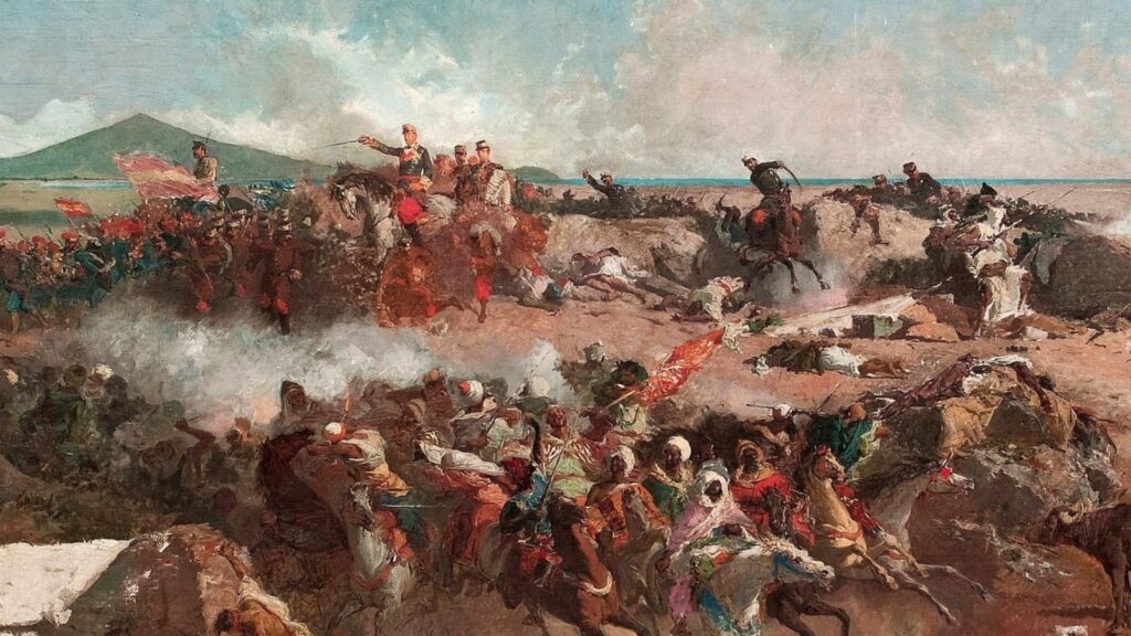 El Ejército español derrota a las fuerzas marroquíes en la batalla de Tetuán