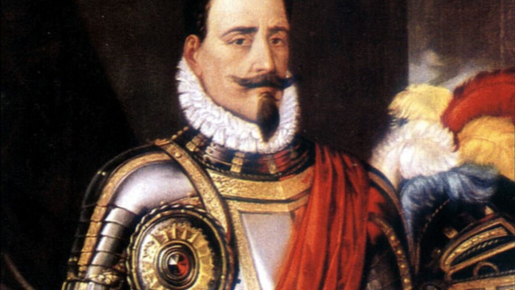 El conquistador español Pedro de Valdivia