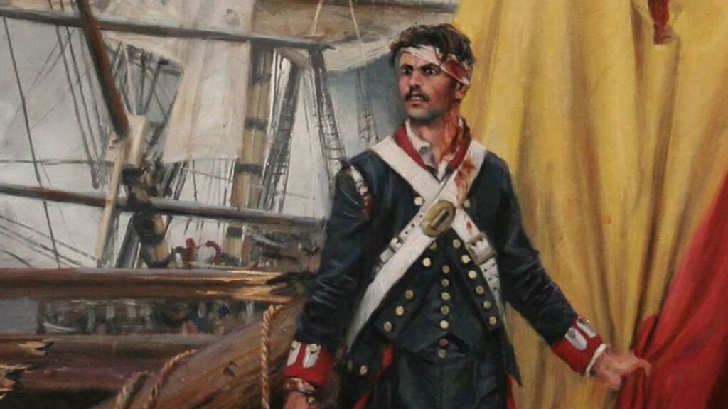 El granadero Martín Álvarez en la batalla del Cabo de San Vicente