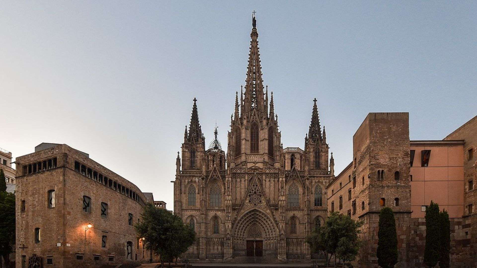 Imagen de la Catedral de Barcelona, también llamada Santa Creu i Santa Eulàlia