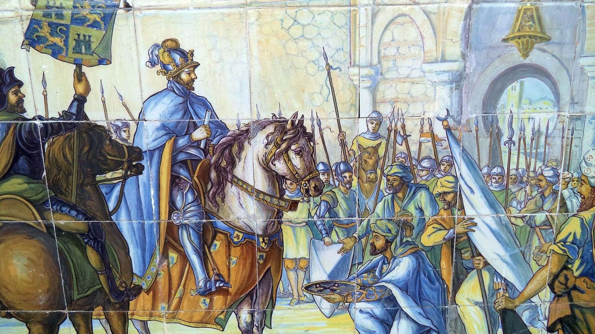 Entrada triunfal del Rey Alfonso VI de León en la ciudad de Toledo