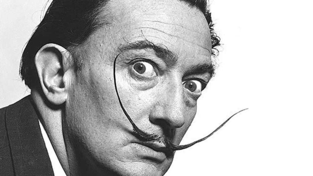 Fotografía del pintor Salvador Dalí