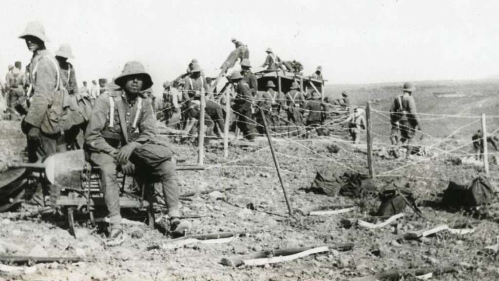 Militares españoles durante la Guerra de Marruecos