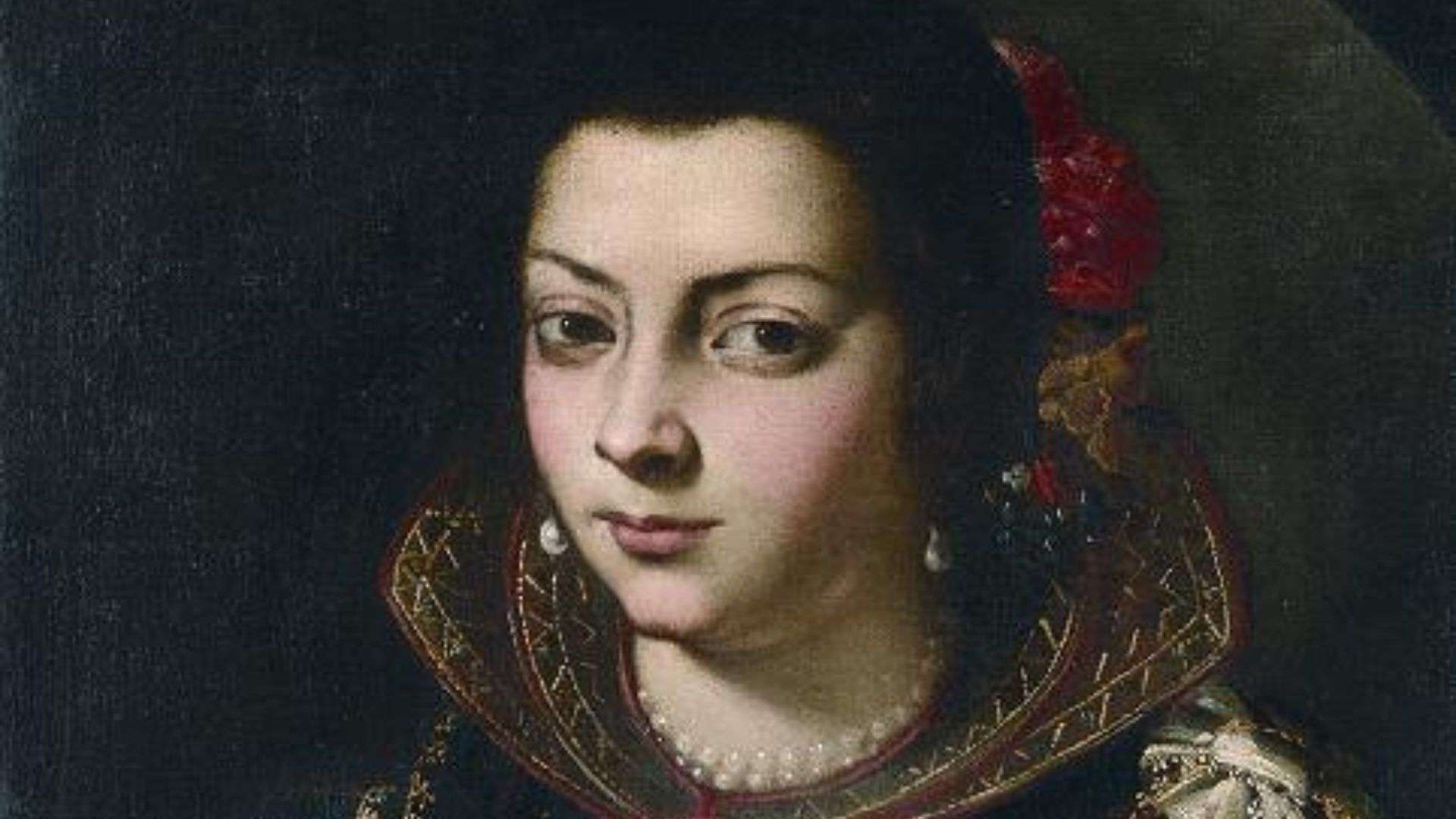 Retrato de la gran heroína coruñesa María Pita. Cuadro de autor desconocido.