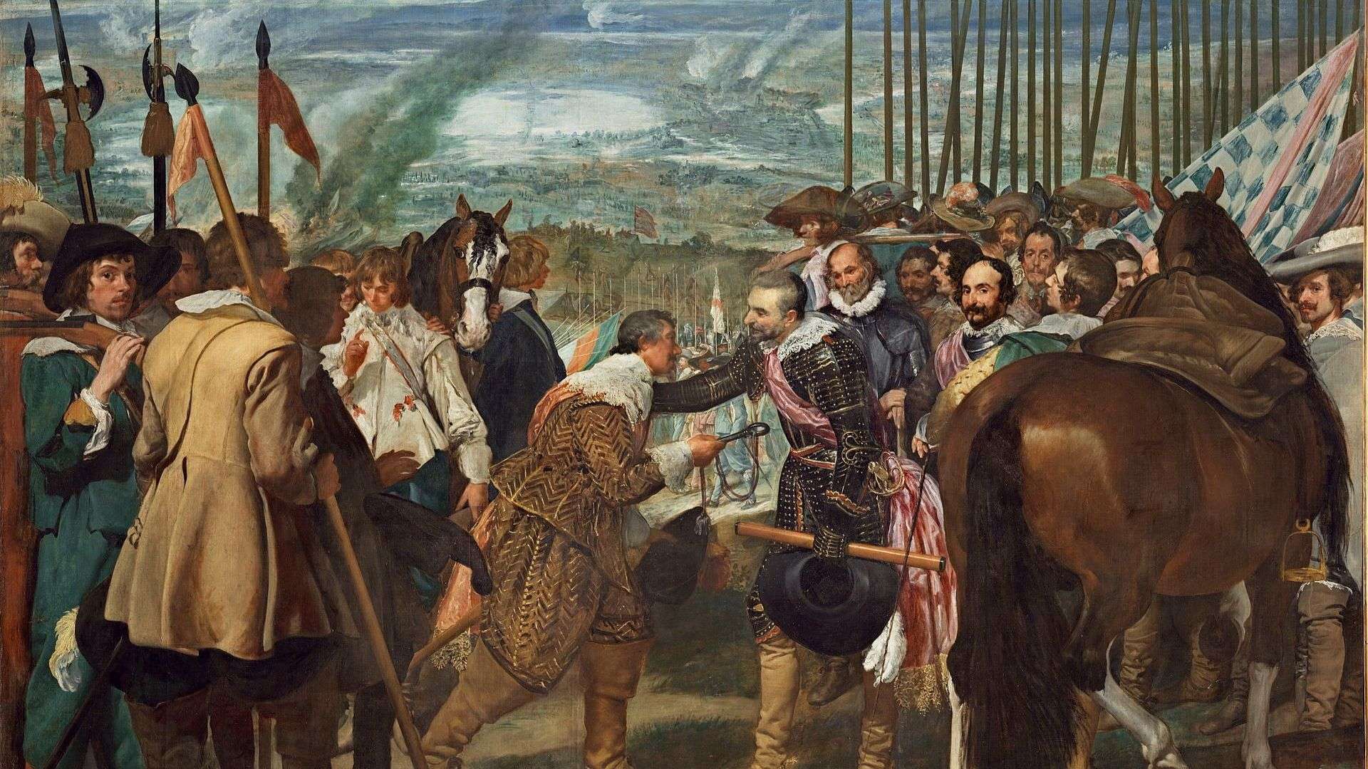 La rendición de Breda, la última gran victoria de los Tercios Españoles. Obra de Diego Velázquez.