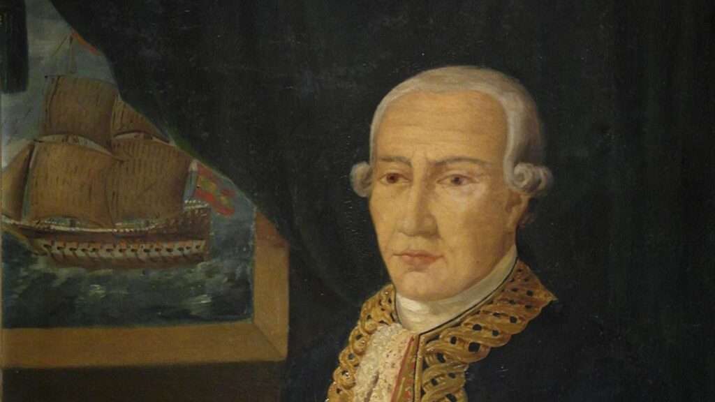 Retrato del astrónomo español Vicente Tofiño