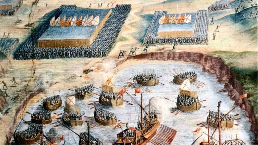 Los Tercios Españoles durante la batalla de la Isla Terceira