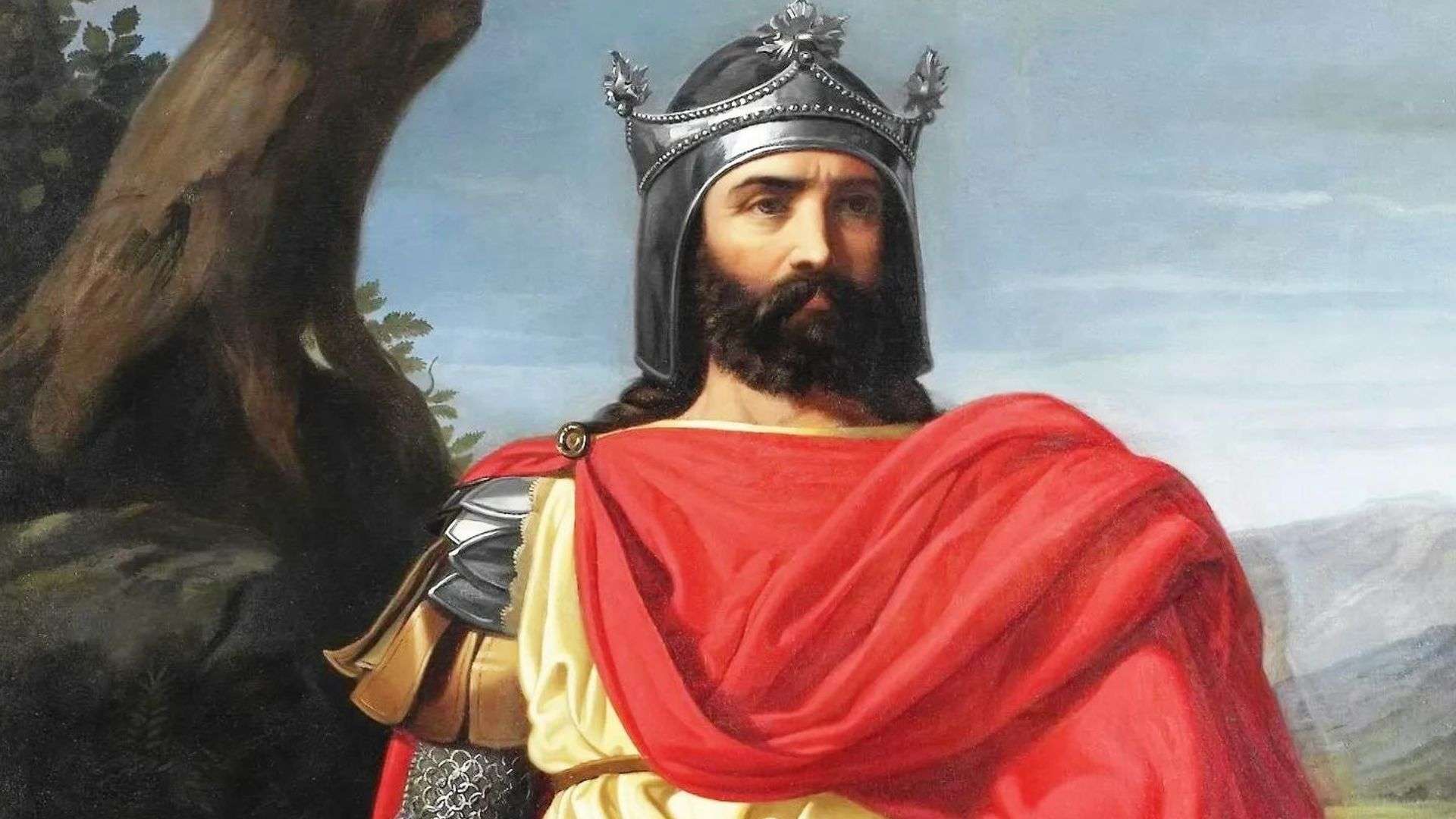 Retrato de Alfonso I de Asturias, el primer 'Rey Católico'
