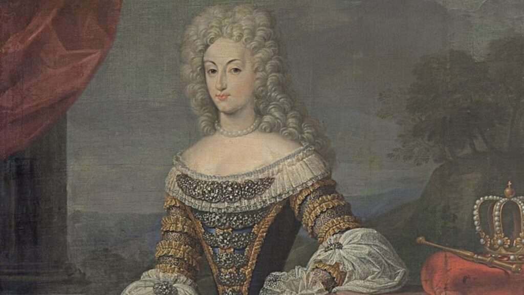 Retrato de la aristócrata española Mariana de Neoburgo
