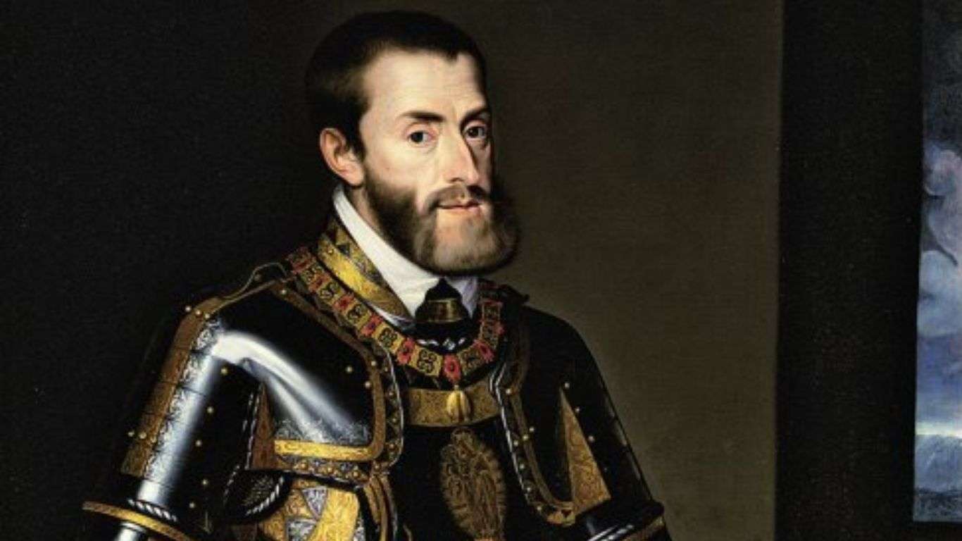 El Emperador Carlos V con su armadura
