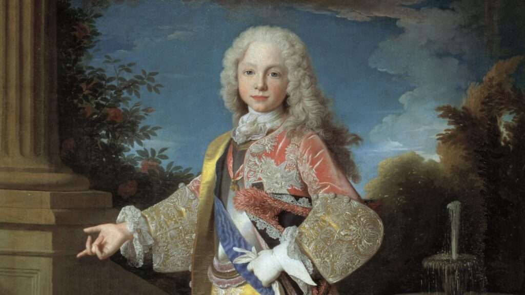 Retrato del Rey Fernando VI de España de joven