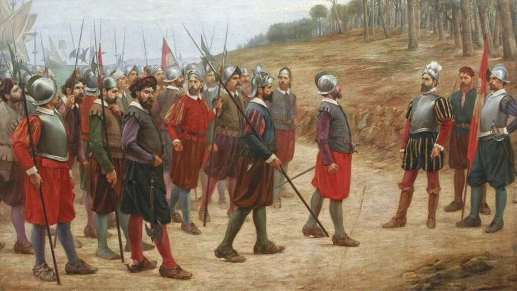 El conquistador Francisco Pizarro y los 13 de la Fama