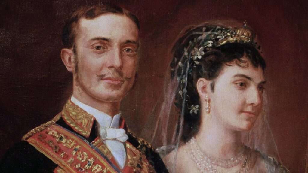 La boda del Rey Alfonso XII y la Reina María Cristina de Austria